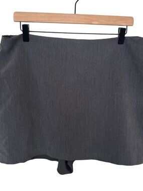 Abercrombie & Fitch Dark Gray Scarlett Mini Skort Skirt